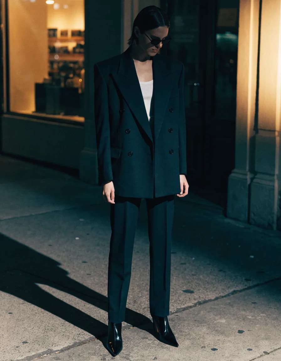 All black, sharp
